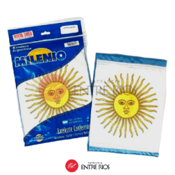 Bandera Argentina de flameo con sol 90 x 144 cm
