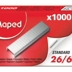 Broches para Abrochadora Maped 26/6 y 21/6 (Caja x1000)