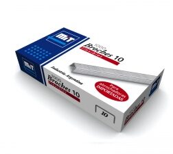 Broches para abrochadora MIT N°10 - Caja por 1000 unidades