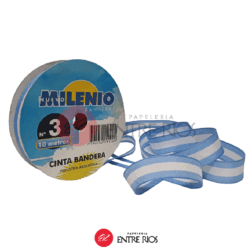 Cinta Argentina Milenio Nº3 - Bandera Argentina de Rayón 16 mm x 10 m