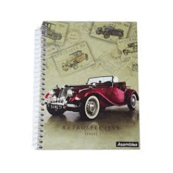 Cuaderno espiral flexible Maratón A5 (16x21 cm) 80 hojas rayadas