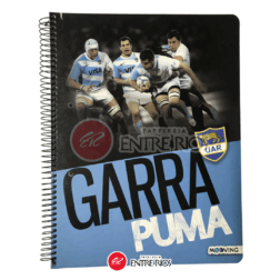 Cuaderno Mooving Universitario A4 Rayado - Los Pumas (80 hojas)