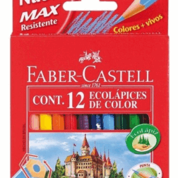 Faber-Castell EcoLápices de color cortos x12
