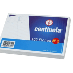 Fichas Rayadas N°2 Centinela x100 (10 x 15 cm, 130 g/m²)