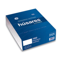 Formulario Continuo Duplicado Húsares 12 x 24 Químico