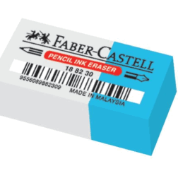 Goma de borrar Faber-Castell Combi blanca/azul