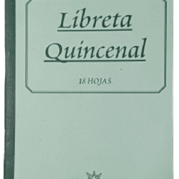 Libreta Igneo Quincenal (18 hojas, 16 x 10,5 cm)