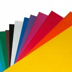 Papel afiche color (colores variados) 1,00 x 0,70 m - Por unidad