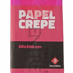 Papel Crepé Asamblea Fucsia 50 x 200 cm