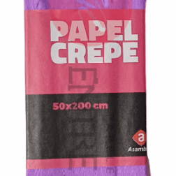 Papel Crepé Asamblea Lila 50 x 200 cm