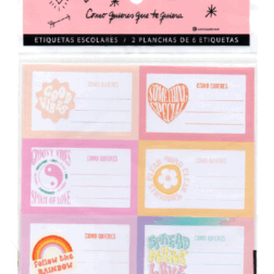Rótulos Mooving Como Quieres x12 – Rótulos escolares Como Quieres Que Te Quiera
